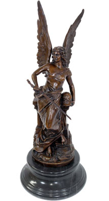 Bronzefigur Athene