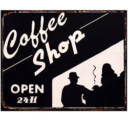 COFFEE SHOP OPEN