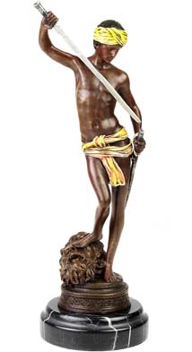 Bronzefigur des David
