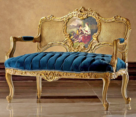 French Royal Portrait Sofa