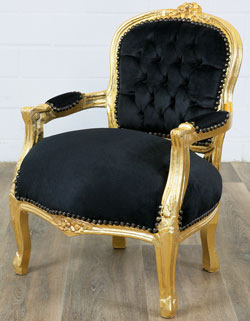 Sesselchen gold-schwarz