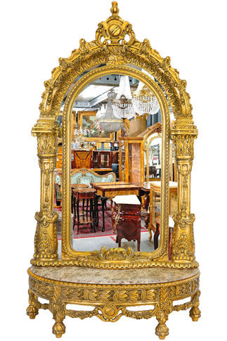 FRENCH-Royal Konsole mit riesigem Spiegel FRENCH-Royal Konsole mit riesigem Spiegel