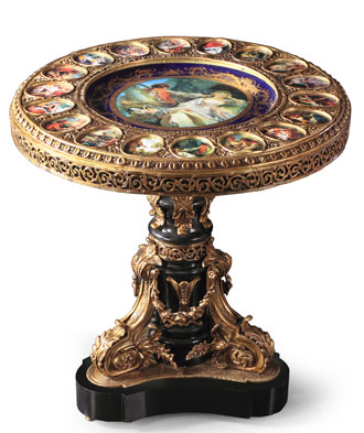 LOUIS XVI-PORTRAIT Porzellan Tisch