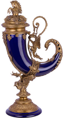 Hornvase kobaltblau Hornvase kobaltblau